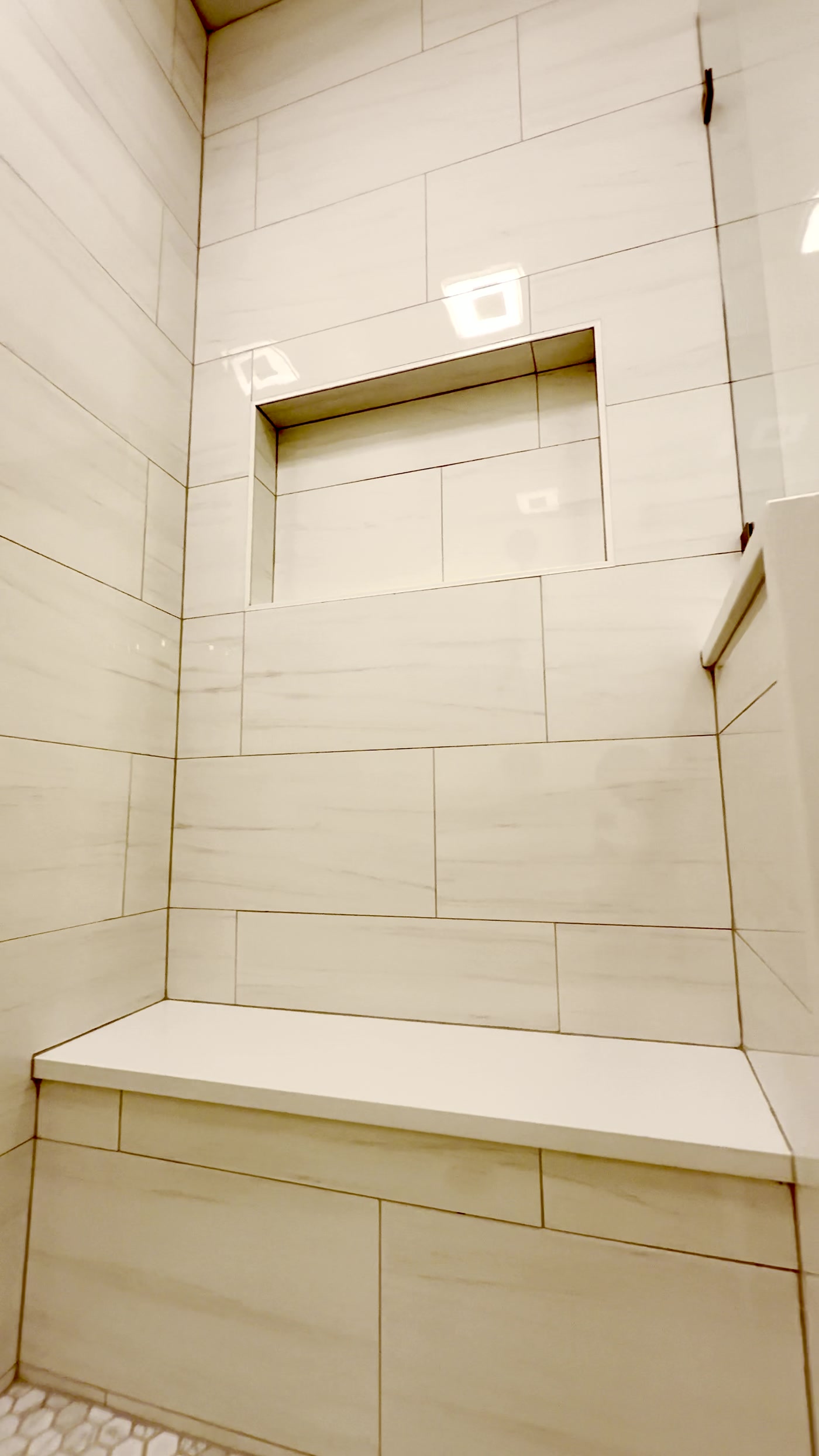 Plaza Midwood — primary walk-in shower