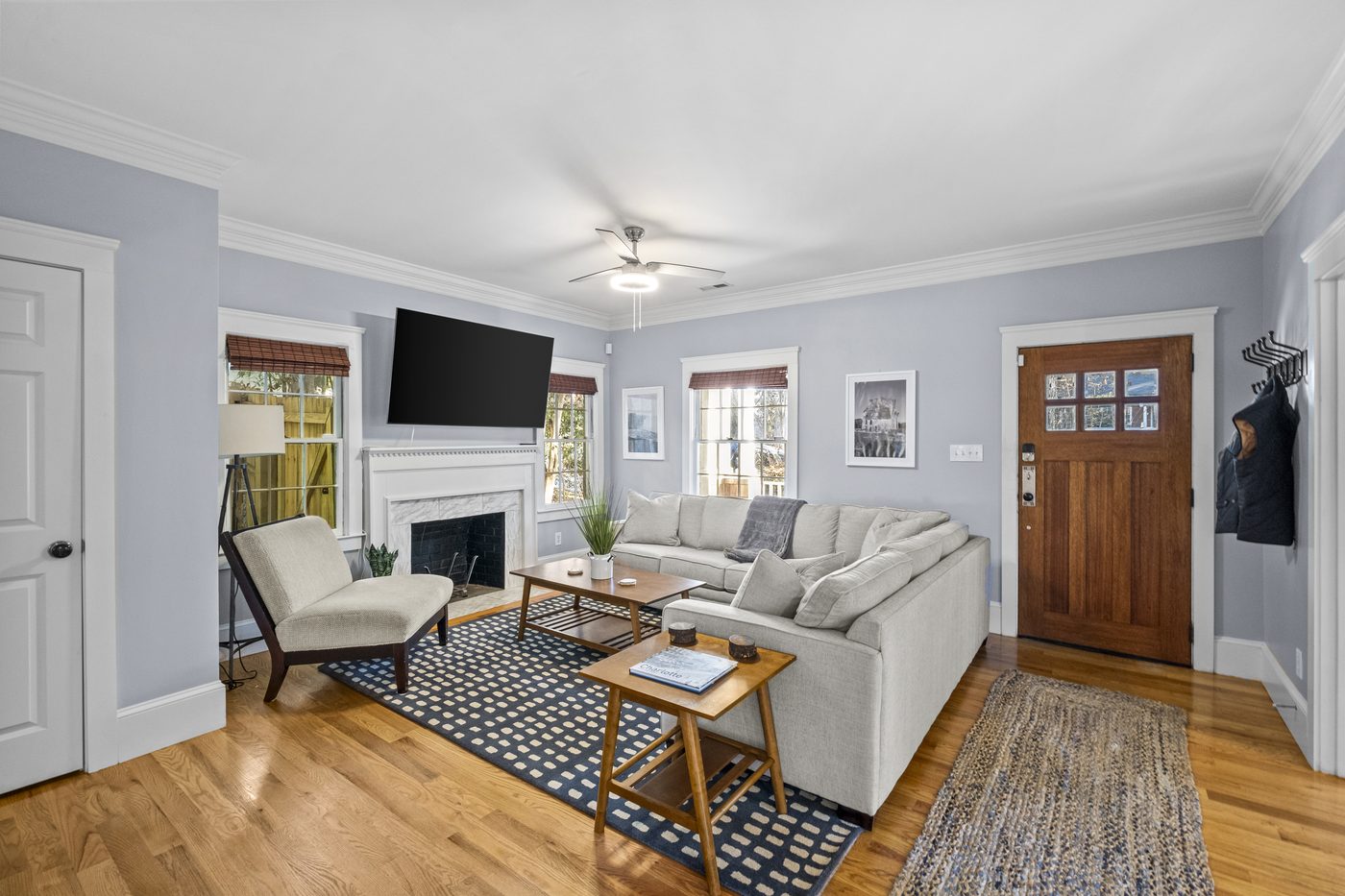 South End retreat — living room